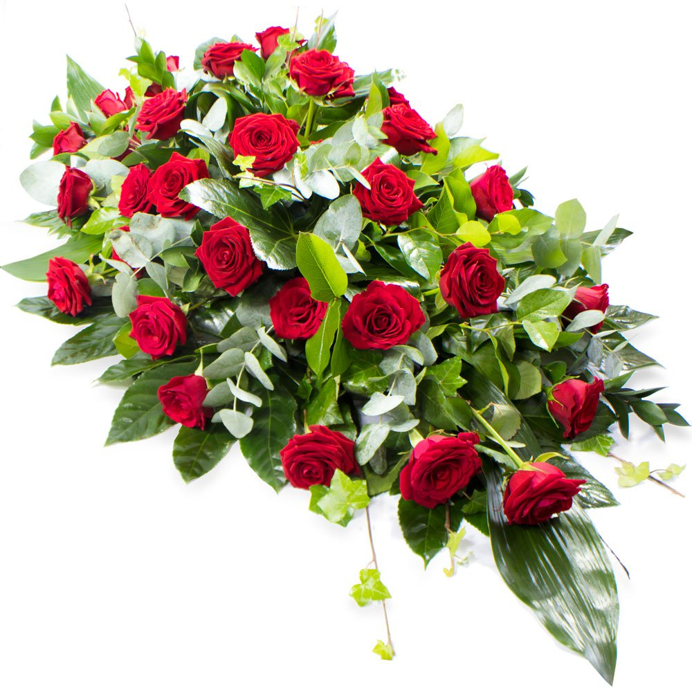 Rose Coffin Spray