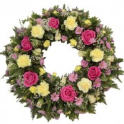 Wreath Pink Rose